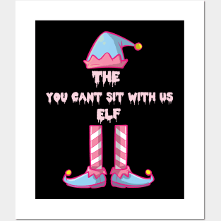 Pastel Goth Christmas Elf Kawaii Gothic Sarcastic Eboy Egirl Posters and Art